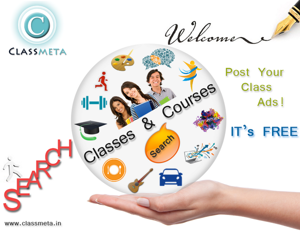 ClassMeta's tweet image. ClassMeta providing a search engine portal for students, trainers and individuals
classmeta.in