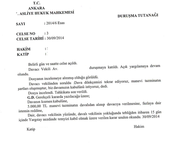 fgulenav's tweet photo. Bir yazısında dile getirdiği gerçek dışı iddialar nedeniyle Mehtap Yılmaz aleyhine manevi tazminat kararı verildi. http://t.co/rneYEEauYT