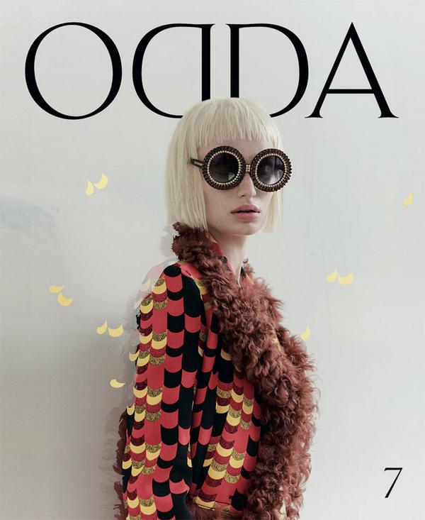 frontpageissue's tweet photo. #StephanieHall fronts @ODDAmagazine‘s 7th Unrealism issue in @Prada shot by Philip Meech & styled by Hope Von Joel. http://t.co/lGPfh7LXnY