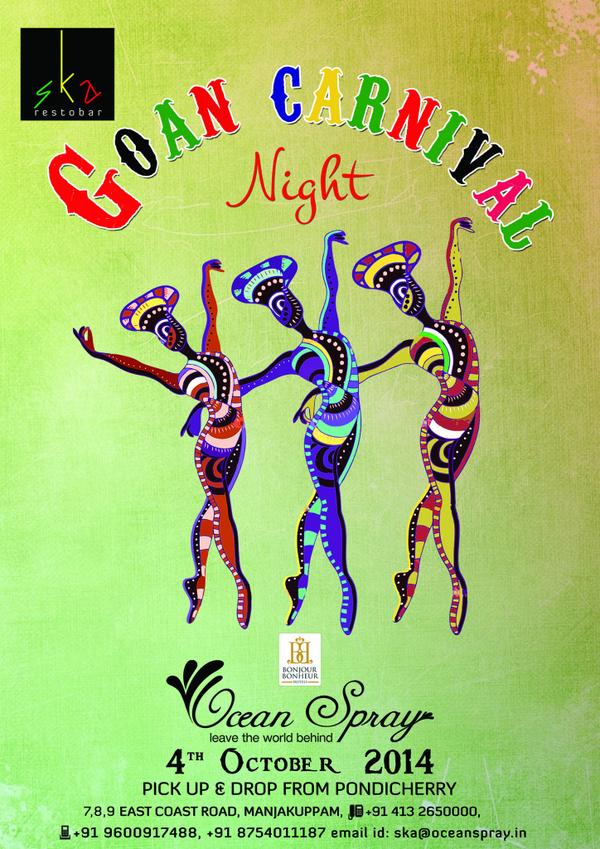 OceanSprayPondy's tweet photo. Rs. 1000/- and you get two cocktails or beer and two starters (1 veg &amp; 1 non veg) complimentary! http://t.co/bzSfo1XVyV