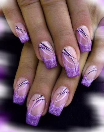 Stylesatlife on X: 9 Easy Purple Nail Art Designs with Images:-    / X