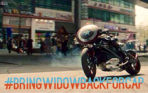 evansson_'s tweet photo. Will Black Widow return for @CaptainAmerica 3? Please just tell us. Her journey can't be overπ #BringWidowBackForCap http://t.co/TclTyyVgMz