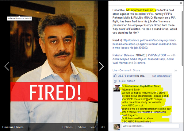rajasherafgun's tweet photo. Faith In Humanity... RESTORED #ArjumandHussain #NOMoreVIPs #ABTC http://t.co/VlWhQhYt4e