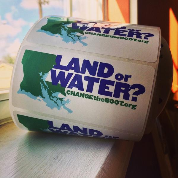 dirtycoast's tweet photo. What's it gonna be? #changetheboot #LandorWater #LouisianaGulfCoast http://t.co/VXZQxIO2wt