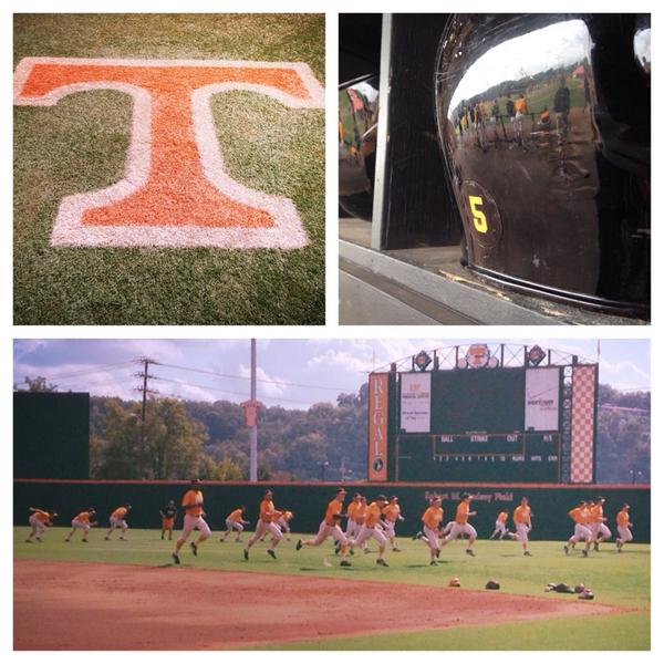 Vol_Baseball's tweet photo. Day One of #Vols Fall Practice is in the books! #RiseAndGrind #GBO #Omaha15 http://t.co/nnmMihuBwY