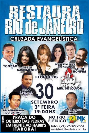 Congresso_CIM's tweet photo. Hoje acontece a Cruzada #RestauraRio em Itaboraí, às 19h, com @Flordelismk @jairobonfim @Gisele_Nasc e @tonzaochagas http://t.co/GhX65H282Y