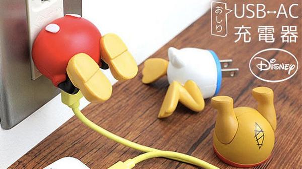 Gizmodo's tweet photo. Disney USB chargers make outlets fun, which, uh... guys? http://t.co/L8oYOgtljJ http://t.co/Pm3R38nTpt