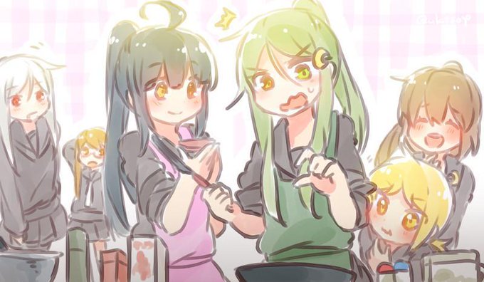 三日月と長月と
#艦これ版深夜の真剣お絵描き60分一本勝負 