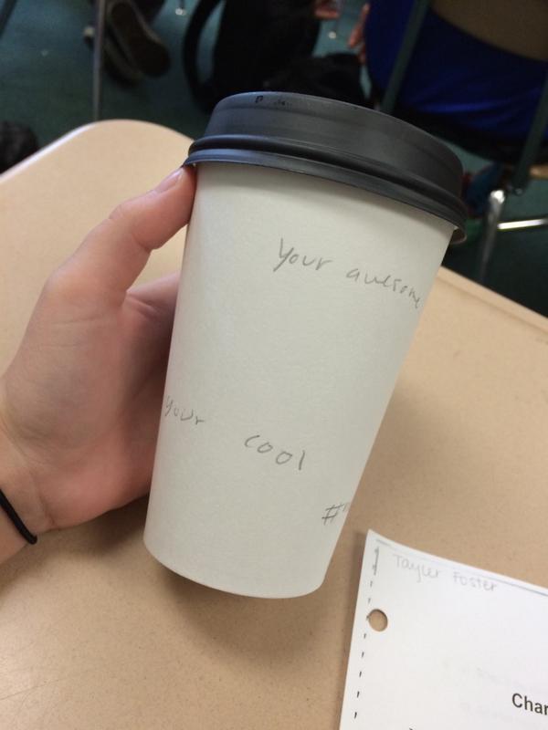 tmf9497's tweet image. Austin took my coffee and made it into a compliment mug. (my personal favorite #notabitch)