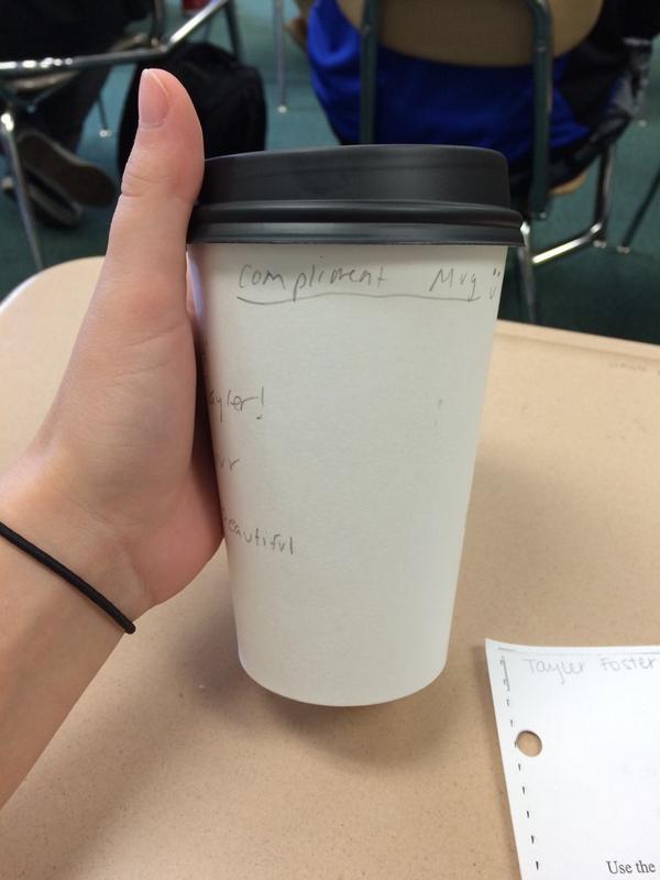 tmf9497's tweet image. Austin took my coffee and made it into a compliment mug. (my personal favorite #notabitch)
