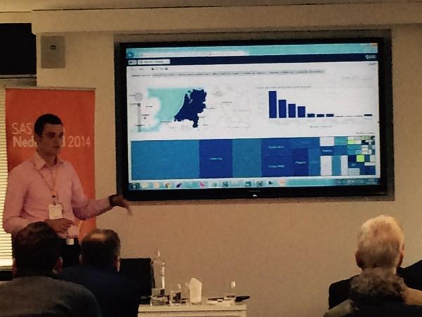 Conspect update: live demo door het UMC Utrecht! SAS Visual Analytics in combinatie met DWHAutomation #SFNL2014 #CDT