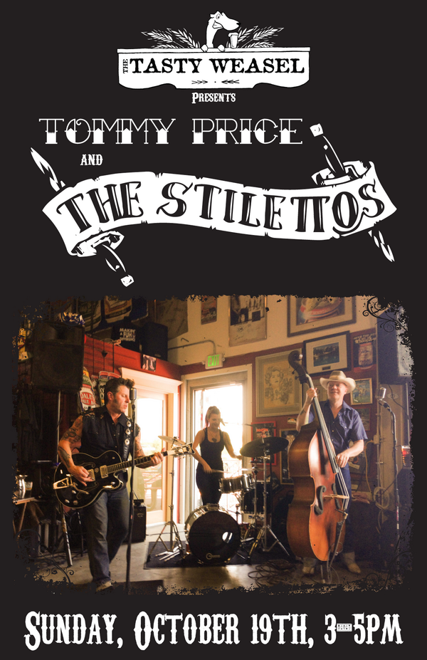OBTastyWeasel's tweet photo. @stilettos777 will be rockin' the Weasel on Sunday, Oct 19th from 3-5pm! #Rockabilly #ClassicRock http://t.co/1YP4zLzFFV