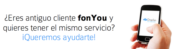 dropfon's tweet photo. ¿Tenías una línea #fonYou y necesitas mantener el mismo servicio? Queremos ayudarte http://t.co/kl0iiFBUSP http://t.co/dv1KP4FB3A