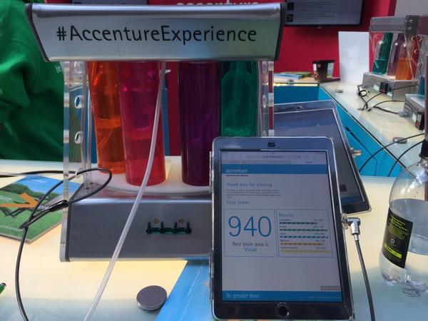 MattFurniss1's tweet photo. Current top score at the #AccentureExperience http://t.co/fIG6cCg87l