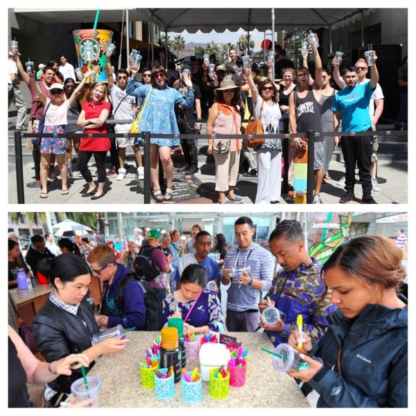 Matter_Inc's tweet photo. Congrats to #client @Starbucks on great activations w/@aliapenner &amp; @apexer to launch new Starbucks #IcedCoffee! http://t.co/UU9SGQW97a