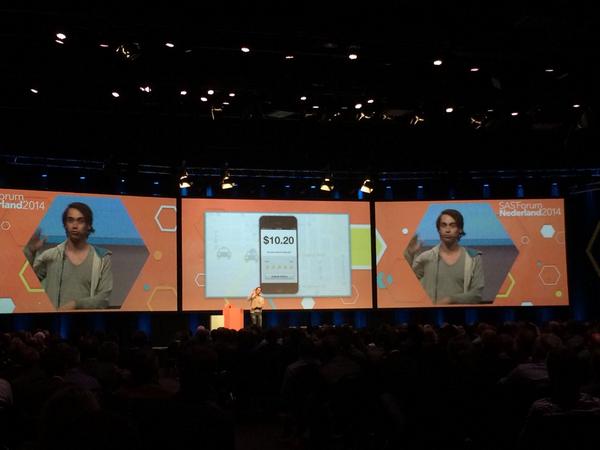 Conspect update: Alexander Klöpping sluit het SAS forum af...gaaf! Mooi voorbeeld van de nieuwe economie. #uberPOP