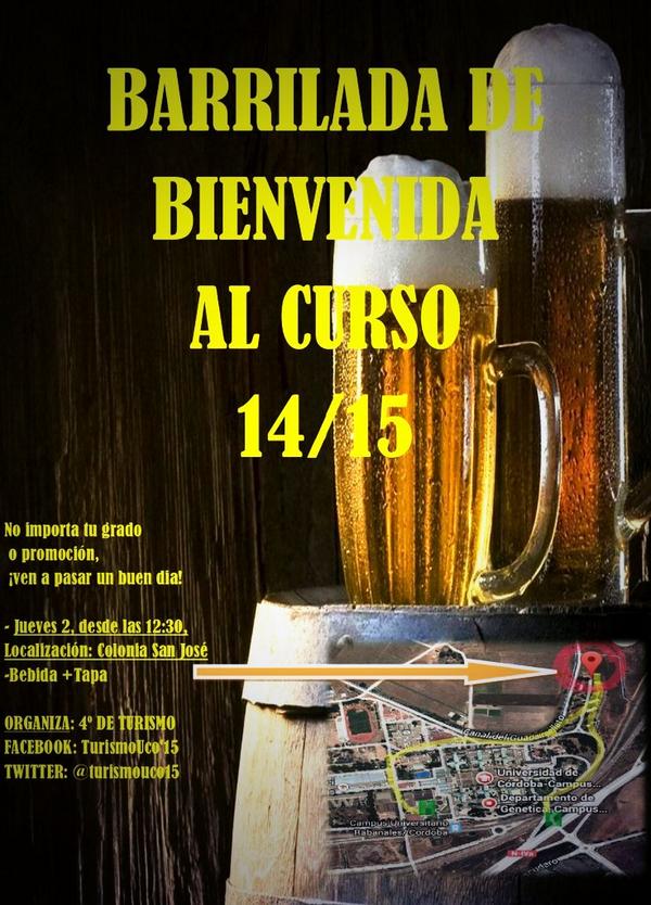 turismouco15's tweet photo. Barrilada n colonia de San José(Rabanales)Jueves 2 Octubre alas 12:30 @LigoteosUCO @CotilleosUCO @UCOfct @ESNCordoba http://t.co/MqIz1PTWjW