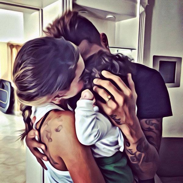 WagsAndFootball's tweet photo. Family Boateng - Satta 

#satteng #satta #boateng #maddoxprince #schalke http://t.co/1ETRu6vffP