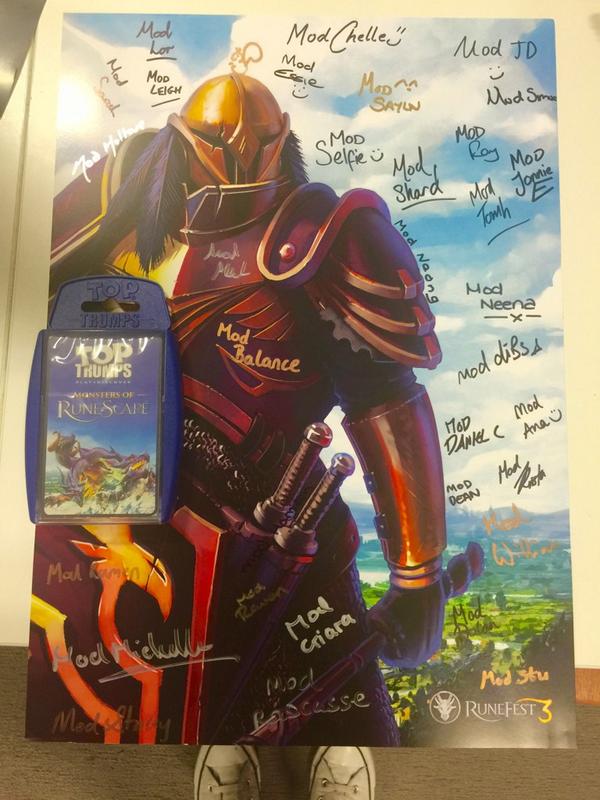 JagexChelle's tweet image. Giveaway time! RT &amp;amp; follow me for a chance to win a signed piece of concept art &amp;amp; Top Trumps! #RuneScape