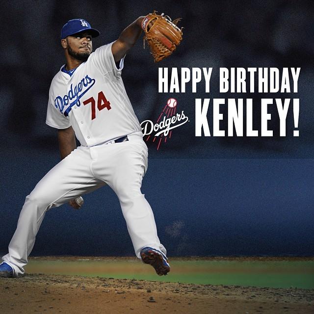 Happy birthday to Dodger closer Kenley Jansen! by dodgers 