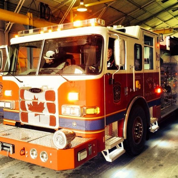 AFireStation's tweet image. Found this cool photo, not mine Just backed the new engine 2 in,  we have 2 new twins @piercemfg #arrowxt #2000gp...