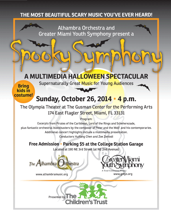 MiamiMTC's tweet photo. Bring the kids in costume for a fun Halloween spectacular with great music for young audiences, and FREE admission! http://t.co/2WiQ4RBNKz