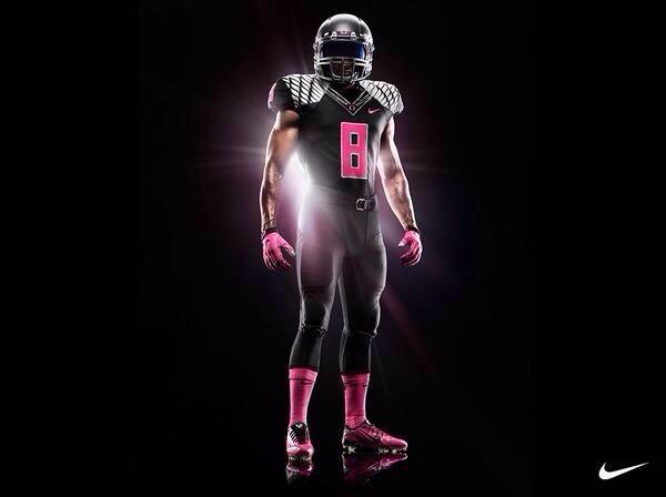 AthleteSwag's tweet image. Oregon's Breast Cancer Awareness Nike uniforms for Thursday's game