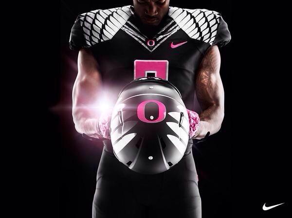 AthleteSwag's tweet image. Oregon's Breast Cancer Awareness Nike uniforms for Thursday's game