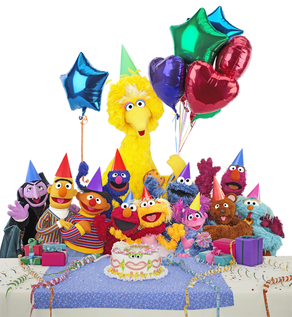 Sesame Street Happy Birthday Banner 42″ Balloon | ubicaciondepersonas ...