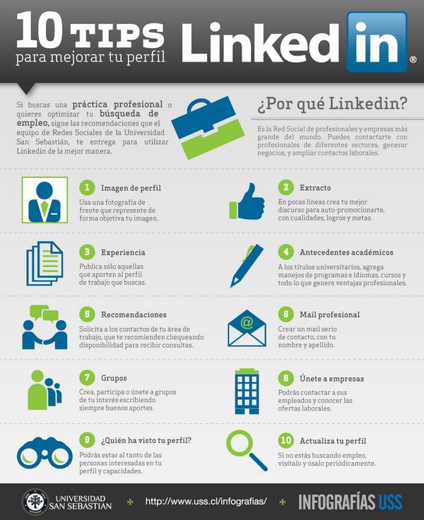 CEDEPIcesi's tweet photo. Tips para mejor tu perfil en Linkedin. http://t.co/8k5UJn02za