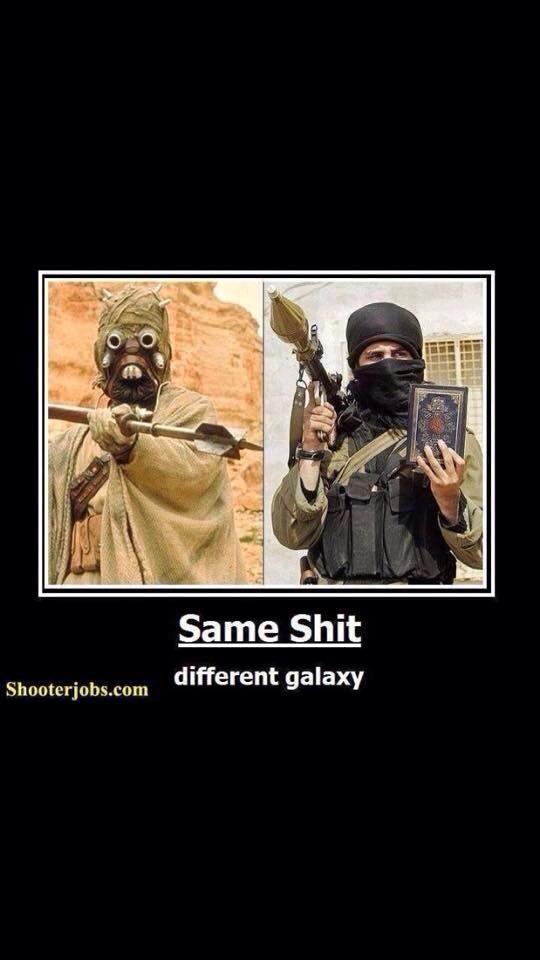 Luke_Speer's tweet photo. #haha #damnterrorists #sandpeople http://t.co/fzERa1ITJr