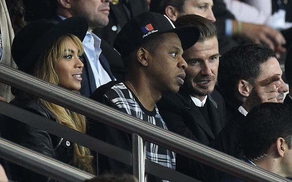 Jay Z, Beyonce, and Beckham