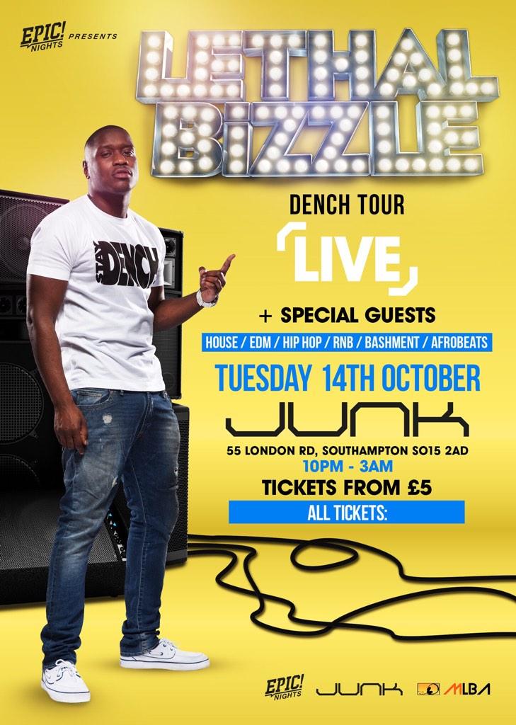  Happy Birthday!! Come celebrate at the big one! Lethal Bizzle + guests LIVE £5 online tickets 