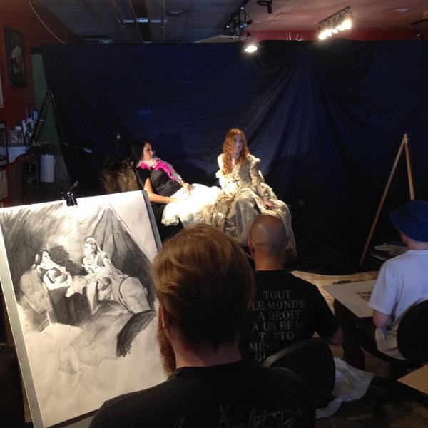 stevenassael's tweet photo. #Assaelstudents #Workshop #figurativeart http://t.co/WiIsKVwbd0