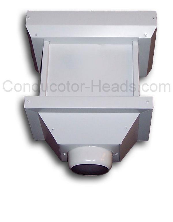conductor-heads.com/product/flat-f… Flat Front Residential Aluminum  #conductorheads