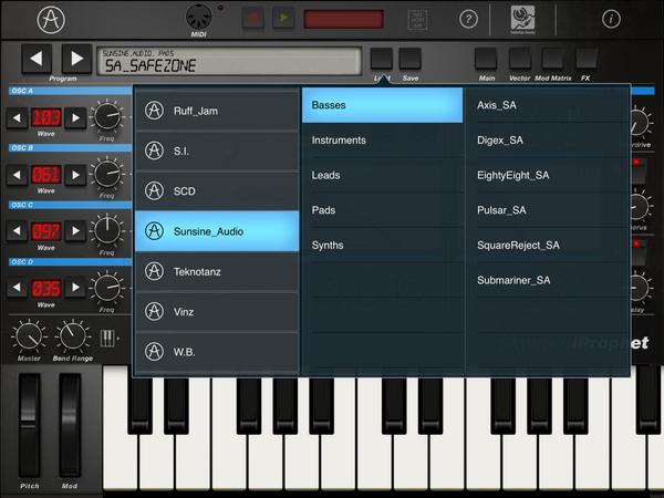 SunsineAudio's tweet photo. Honored to have new presets in #iProphet from @ArturiaOfficial ! - http://t.co/YVKglMvqX4 http://t.co/Coll6NHBs8