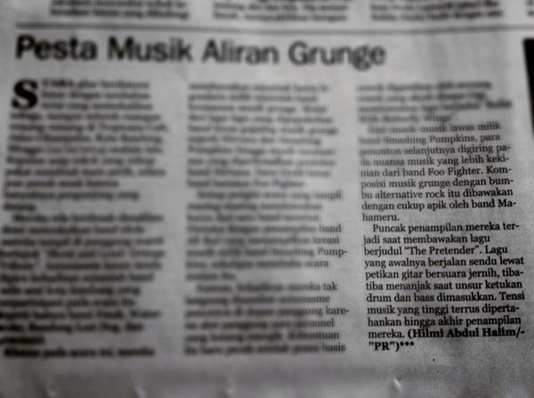 Pikiran Rakyat: 15 Oktober 2014 #ShoutAndLoud #GrungeTribute #MahameruGrunge <a href="/WeAreGrunge/">We Are Grunge</a> <a href="/WranglerJeansID/">Wrangler Jeans ID</a>