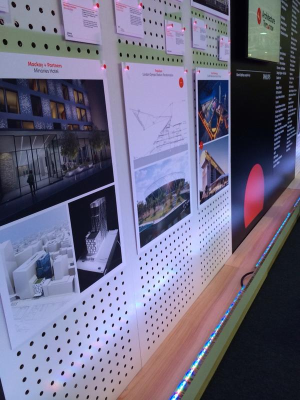 SP_Townsend's tweet image. AJ&apos;s #ArchitectureTomorrow exhibition sparkling and ready to go at #mipimuk