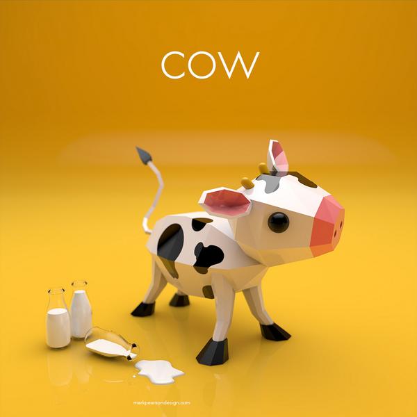 rfalonso's tweet photo. Poniendo color al miércoles con los #polypets de Mark Pearson #design #cow - http://t.co/Y3k09A0SFZ http://t.co/q9jVBi1efm
