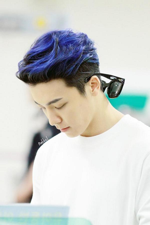  Happy Birthday Lee Donghae~ omg his blue hair,so handsomeí ½í¸ [natkalau] 