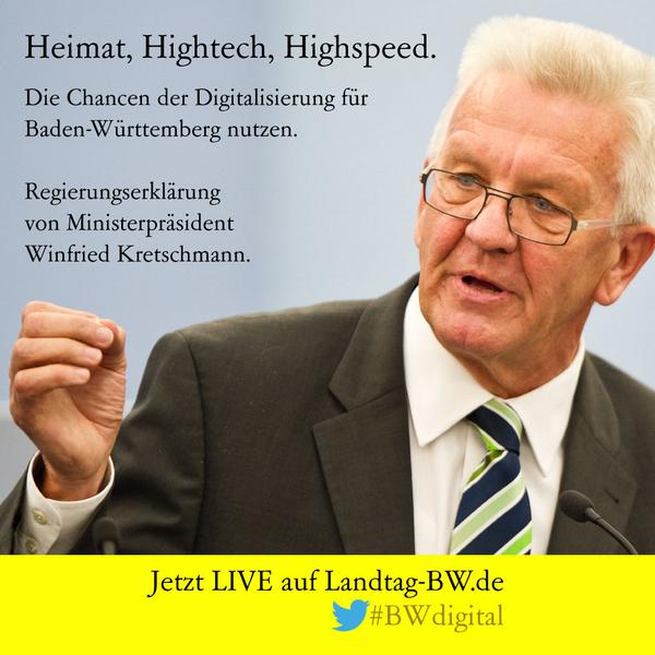 RegierungBW's tweet image. MP Kretschmann beginnt jetzt seine #Regierungserklärung. → LIVESTREAM: landtag-bw.de/cms/home.html #BWdigital