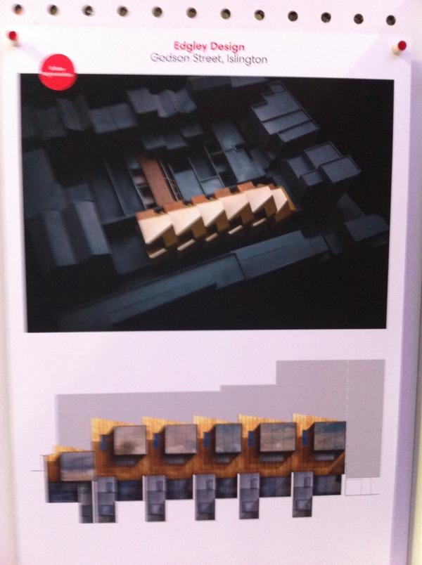waitey's tweet image. Edgley Design&apos;s proposed Godson Street scheme in Islington #mipimuk #architecturetomorrow