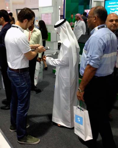 Savision's tweet image. Making great connections during the #GITEX2014. Come and visit us at booth C7-20. #SCOM #LiveMapsUnity