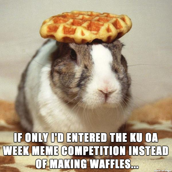 KUnlatched's tweet photo. Next week is #OAWeek! Enter our #openaccess caption competition here: http://t.co/ZUZvkFzHm0 #OAWeek2014  #hss #hssoa http://t.co/gesBhnBmUD
