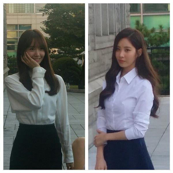 [PIC][15-10-2014]YoonA và SeoHyun xuất hiện tại Đại học Dongguk để chụp ảnh tốt nghiệp vào chiều nay Bz-kpC6CQAAyLbX