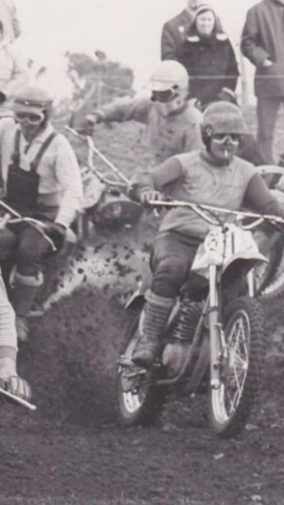 That's why they had open face helmets #scrambling#fags