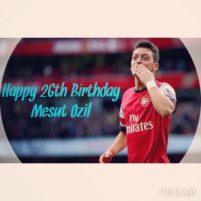 Happy 26th Birthday Mesut Ozil :-) 