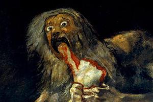 Catedrático desayunando