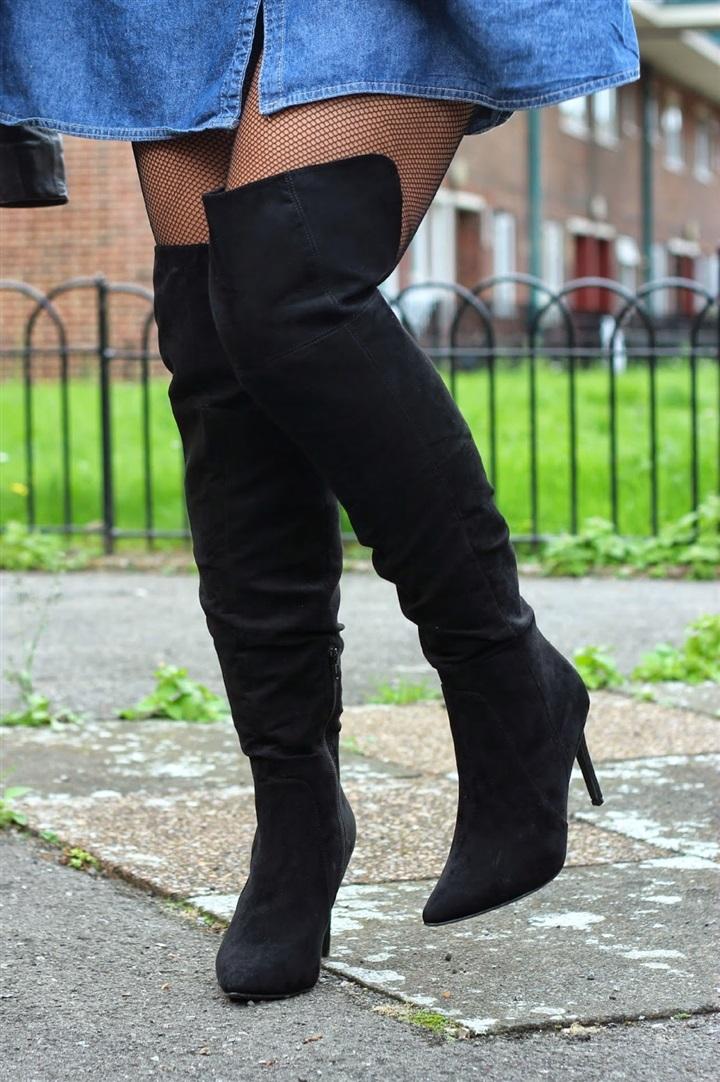 knee high boots primark