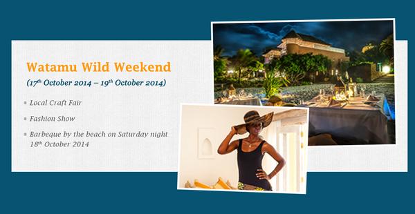 The Watamu Wild Weekend is here again from the 17th -19th of October with an exciting lineup of events only at Medin…